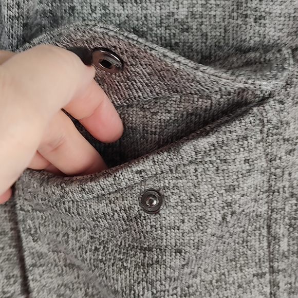 Colosseum Flyaway Woman's Pitt Panther Gray Full-Zip Jacket Charcoal Gray - Picture 2 of 6